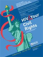 HIV & Your Civil Rights -- Poster From the American Civil Liberties Union (Click for high-res PDF)
