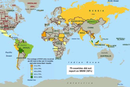 What Percentage of MSM Have Taken an HIV Test in the Last Year?