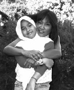 Nancy Shearer and her daughter