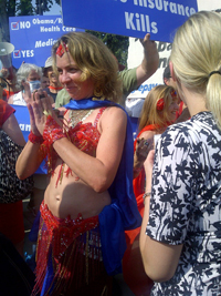 On the Scene of a Historic Health Care Victory