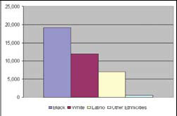 Number of New HIV/AIDS Diagnoses by Race/Ethnicity in 2004