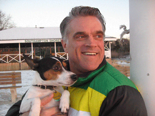 Jimmy with the other love of his life, Scooby.