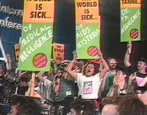 Video still from The World Is Sick: John Greyson.
