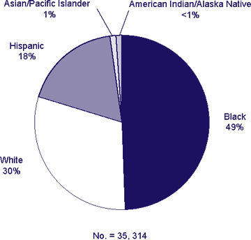 Race/Ethnicity of Persons With a New HIV Diagnosis in 2006