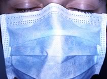 Photo of person wearing facemask