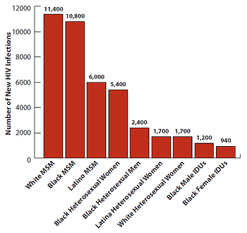 Estimates of New HIV Infections in the United States, 2009, for the Most-Affected Subpopulations