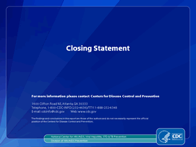 Slide 32: Closing Statement