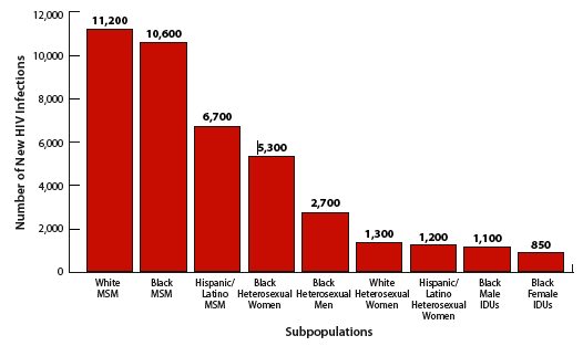 Estimates of New HIV Infections in the United States, 2010, for the Most Affected Subpopulations