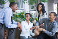 African American men and women