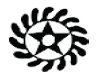 SESA WO SUBAN<BR>"Transformation"<BR>The AFIYA Center logo, an Adinkra symbol from West Africa meaning "transformation"