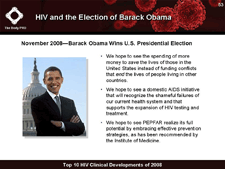 HIV and the Election of Barack Obama