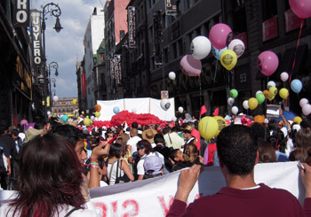 International Women's March at the Z*colo, Mexico City