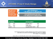 ARTEMIS: Phase III Study Design