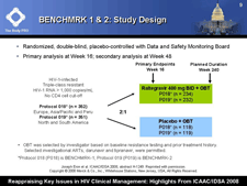 BENCHMRK 1 & 2: Study Design