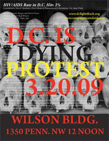 D.C. Is Dying Protest 3.20.09