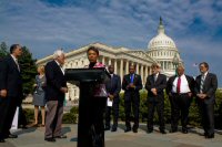 The caucus could play a role in passing several pieces of legislation authored by Rep. Barbara Lee, pictured above.
