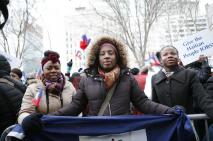 Haitian-Americans march through NYC.