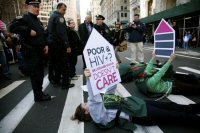 Thirteen 'Robin Hoods' Arrested at World AIDS Day Wall Street Protest