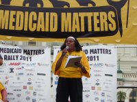 'We're calling on Congress to protect Medicaid from cuts that will severely damage low-income communities,' said Shirlene Cooper.