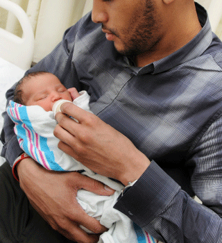 OK, so it works for moms, but HIV-positive men definitely can't be biological fathers.