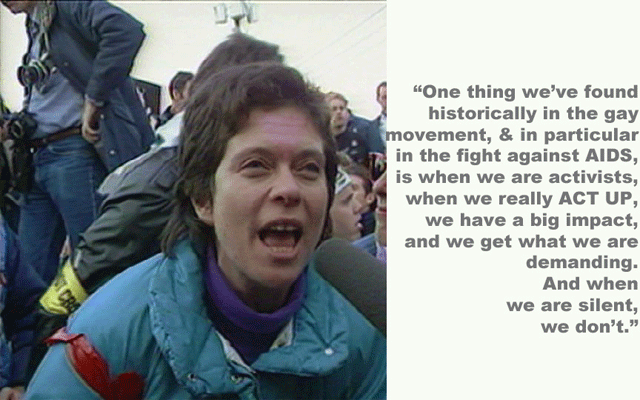 Many ACT UP members had a long history of activism and brought their experiences with them.