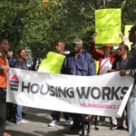 Housing Works protesters