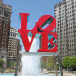 LOVE sculpture in Philadelphia