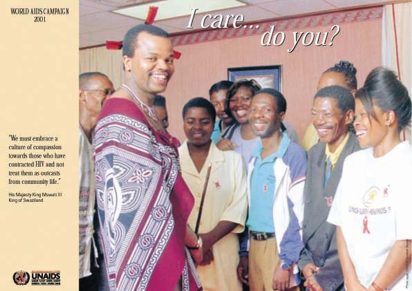 World AIDS Campaign 2001, I Care . . . Do You?