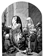 nuns praying