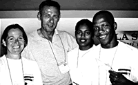 Over 850 volunteers came from all corners of the globe to help with the 12th World AIDS Conference