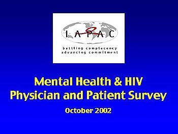 Mental Health and HIV Physician and Patient Survey