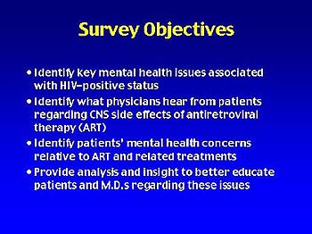 Mental Health and HIV Physician and Patient Survey