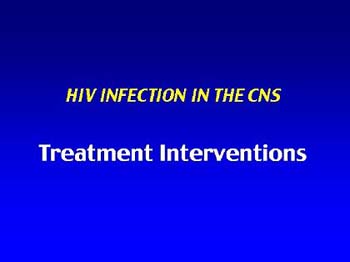 Treatment Interventions