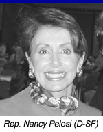 Rep. Nancy Pelosi (D-SF)