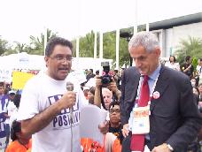 Zackie Achmat & Joep Lange, photo by Bob Huff, GMHC