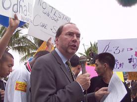 Peter Piot, photo by Bob Huff, GMHC