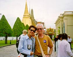 Thai Activist Thaweewat Prongchit and Gus Nasmith