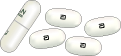 1 Crixivan + 4 Norvir