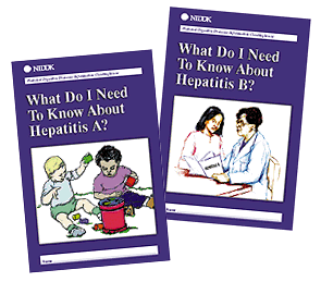 Image of the Hepatitis A and B booklets.