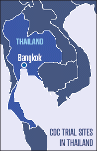 CDC Trial Sites in Thailand