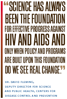 Quote by Dr. David Fleming, Deputy Director for Science and Public Health, CDC
