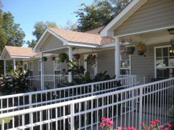 This tri-plex, the Mustard Seed, is permanent, handicapped accessible housing recently completed by AIDS Alabama with HOME funding.