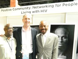 NAPWA's Steve Bailous, ViiV's Bill Collier, and NAPWA Frank Oldham, Jr.