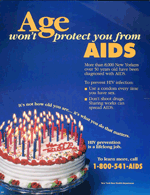 Age won't protect you from AIDS