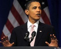 President Obama says enough to protestors. Photo: Getty Images.