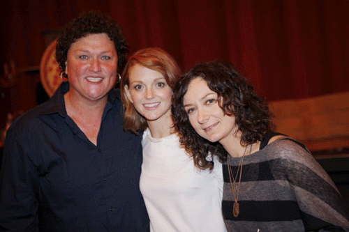 Celebrity judges Dot-Marie Jones, Jayma Mays and Sara Gilbert. Photo: JPI Studios.