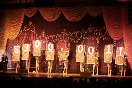 Total money raised -- presented by the Italian Greyhounds. Photo: JPI Studios.