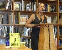 Sapphire speaks about her new novel <i>The Kid</i> at Politics and Prose. Credit: D.C. HIV/AIDS Examiner.