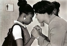 Me after speaking; picture in <i>Washington Post</i> newspaper.