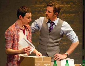 Jim Parsons and Lee Pace in the 2011 Broadway productions of The Normal Heart.